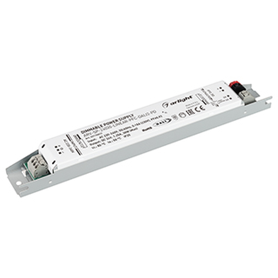 Фото №1  Arlight Блок питания ARV-SP-24030-LINEAR-PFC-DALI2-PD (24V, 1.25A, 30W) ( IP20 Металл, 5 лет)