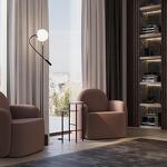 Превью фото №11  Торшер Напольный светильник (торшер) Maytoni MOD230FL-01B