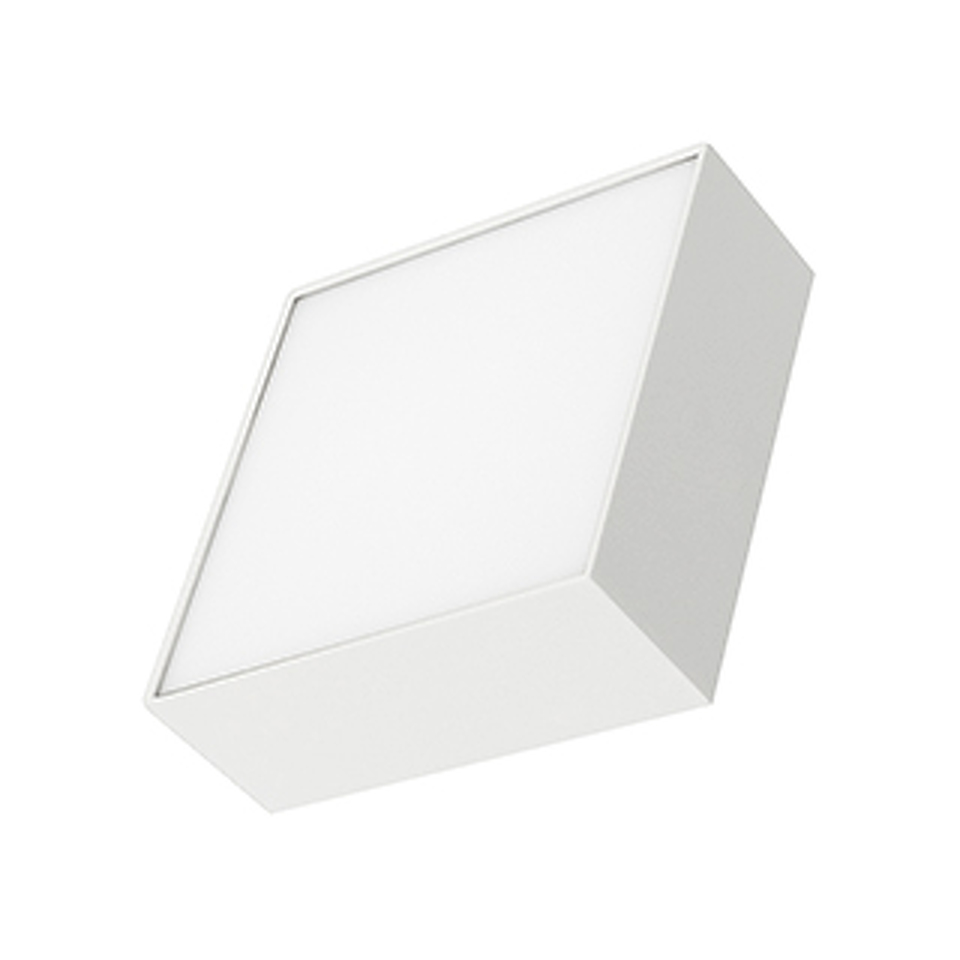 Фото №1  Arlight Светильник IM-QUADRO-EMERGENCY-3H-S175x175-19W Day4000 (WH, 120 deg, 230V) ( IP40 Металл, 2 года)