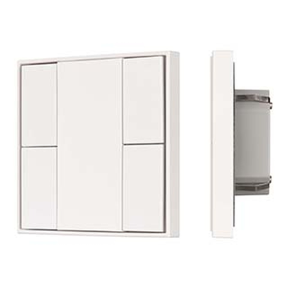 Фото №1  IARL INTELLIGENT ARLIGHT Кнопочная панель KNX-301-22-4-SH-IN White (BUS, Frame) ( IP20 Пластик, 3 года)