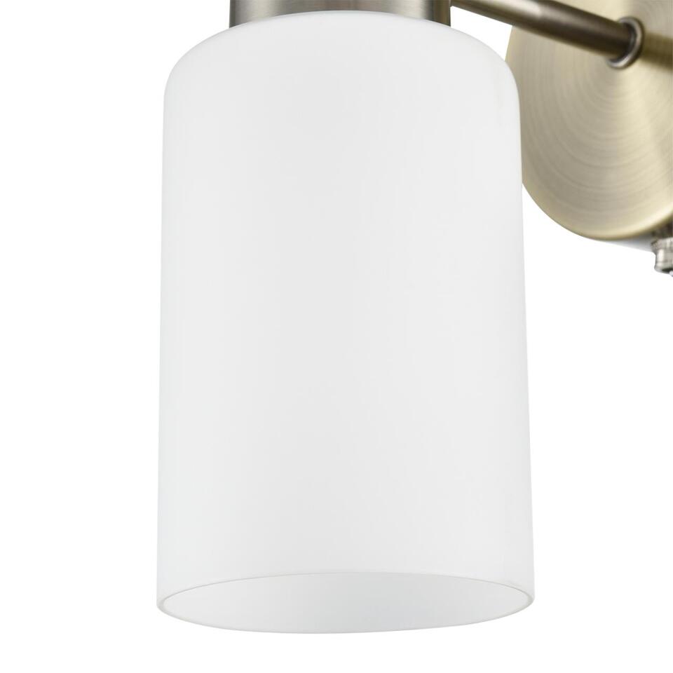 Фото №8  LUMION 8100/1W COMFI LN26 106 бронза/белый металл/стекло Бра Е14 1*40W 220V MAVE