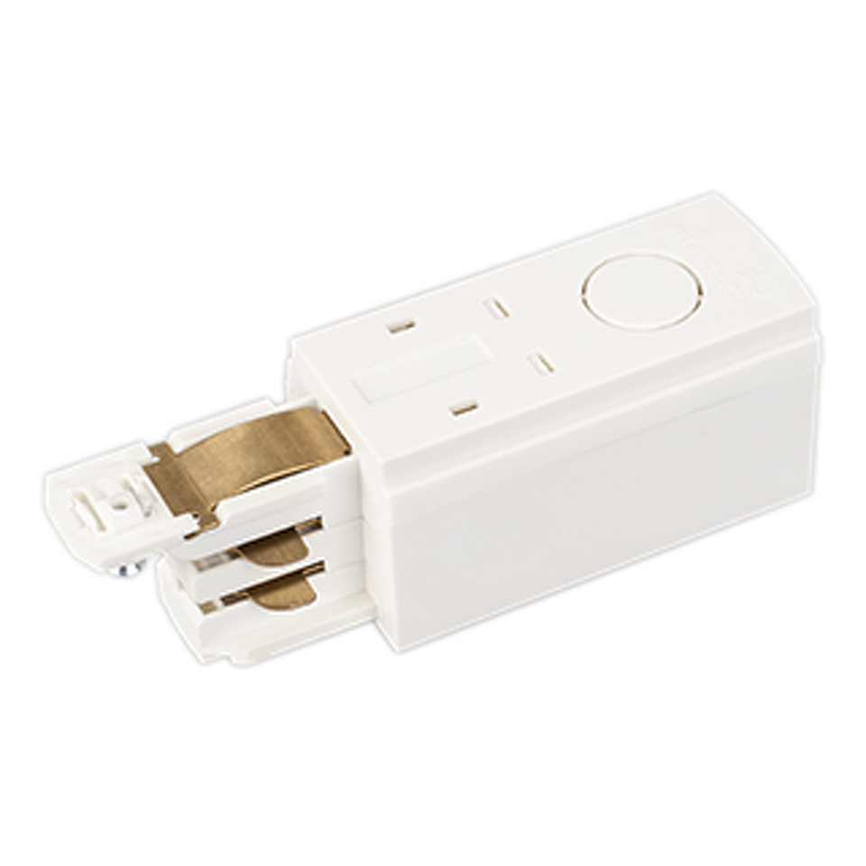 Фото №1  Arlight Коннектор питания LGD-4TR-CON-POWER-L-WH (D) ( IP20 Пластик, 3 года)