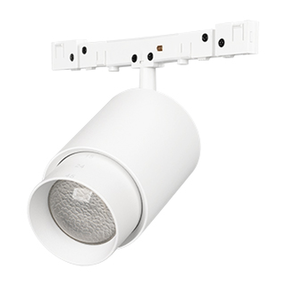 Фото №1  Arlight Светильник MAG-MICROCOSM-SPOT-ZOOM-R38-5W Warm3000 (WH, 10-55 deg, 24V) ( IP20 Металл, 5 лет)