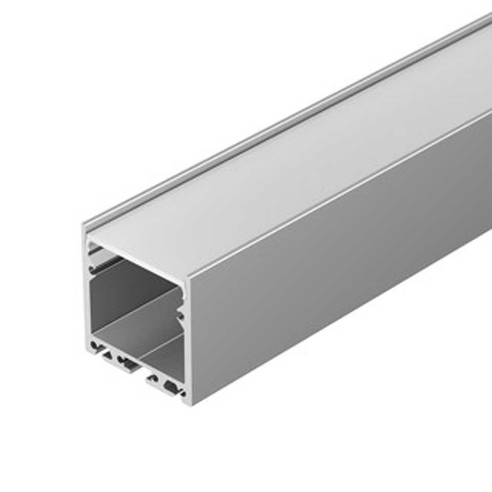 Фото №1  Arlight Профиль с экраном SL-LINE-3535-2500 ANOD+OPAL ( Алюминий)