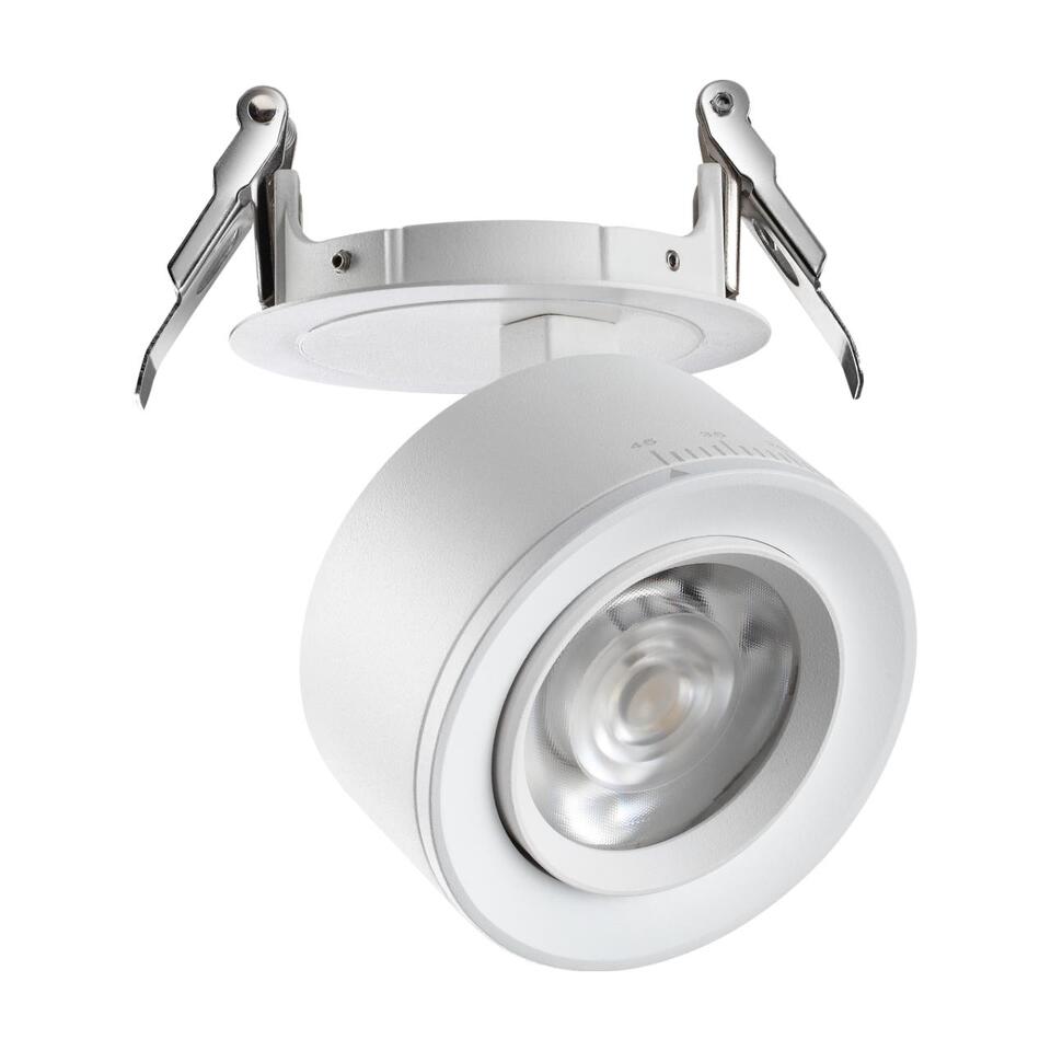 Фото №7  NOVOTECH 358945 SPOT NT22 456 белый Светильник встраиваемый светодиодный IP20 LED 4000К 18W 220V EDDY