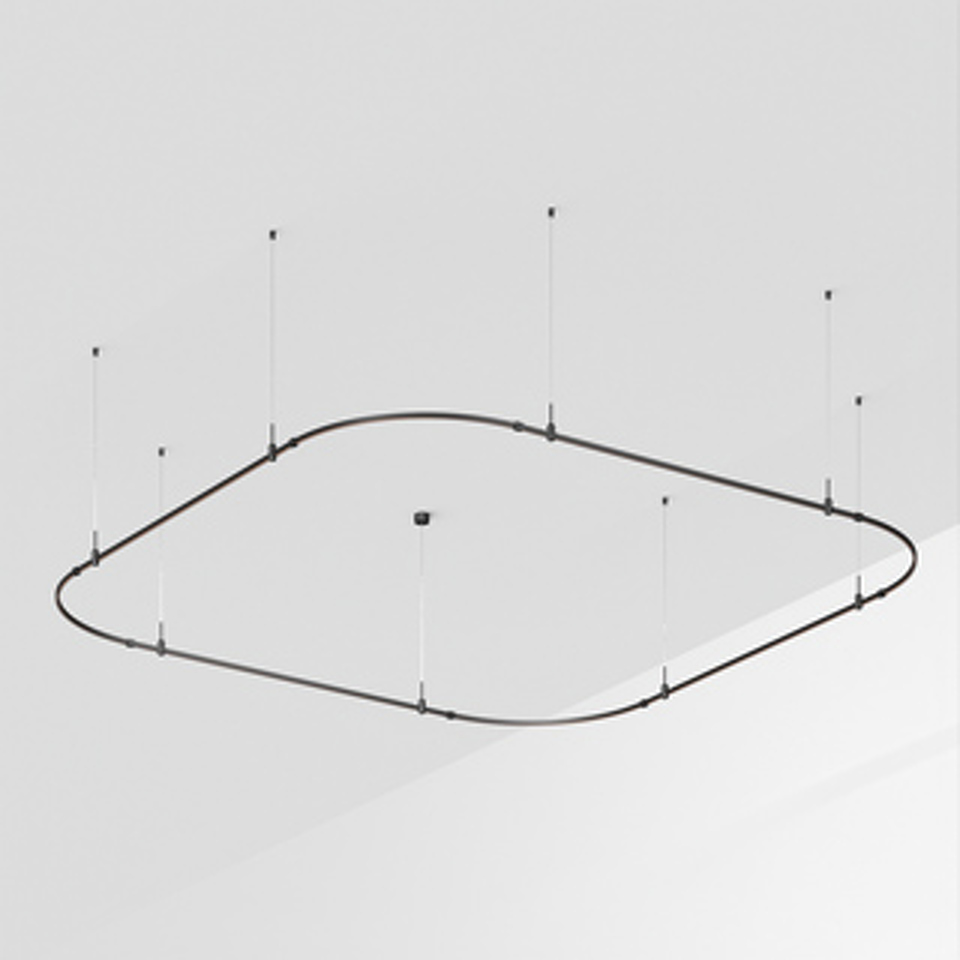 Фото №1  Arlight Основание ART-APRIORI-QUADRAT-SOFT-HANG-3500x3500 (BK) ( IP20 Металл, 3 года)