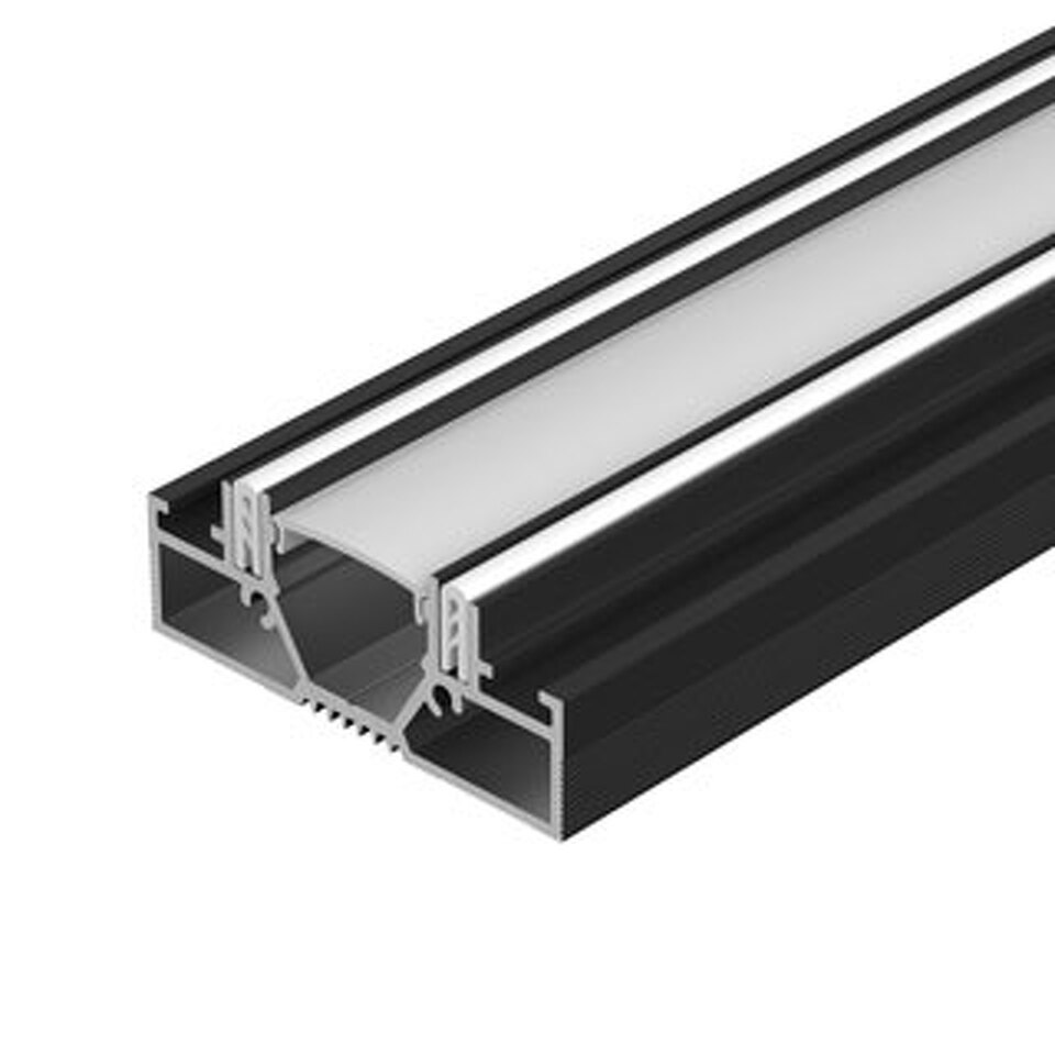 Фото №1  Arlight Профиль STRETCH-20-CEIL-D-CENTER-2000 BLACK ( Алюминий)