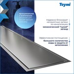 Превью фото №4  Teymi Душевой трап Aina под плитку, с сухим затвором, вертикальный выпуск 10х50 c решеткой, нержавеющая сталь T90357
