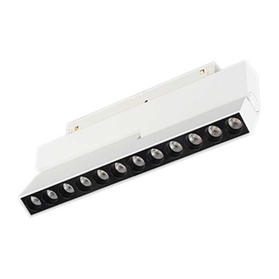 Фото №1  Arlight Светильник MAG-ORIENT-LASER-FOLD-S230-12W Warm3000 (WH, 30 deg, 48V) ( IP20 Металл, 5 лет)