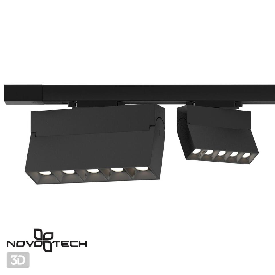 Фото №3  NOVOTECH 358326 PORT NT19 274 черный Трехфазный трековый свтильник IP33 LED 4000К 25W 110-265V EOS