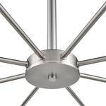 Превью фото №2  Люстра LUMION 8099/8C COMFI LN26 105 никель/белый металл/стекло Люстра потолочная Е14 8*40W 220V MAVE