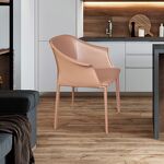 Превью фото №4  Top concept Стул с подлокотниками Джио, кожа хаки-тауп