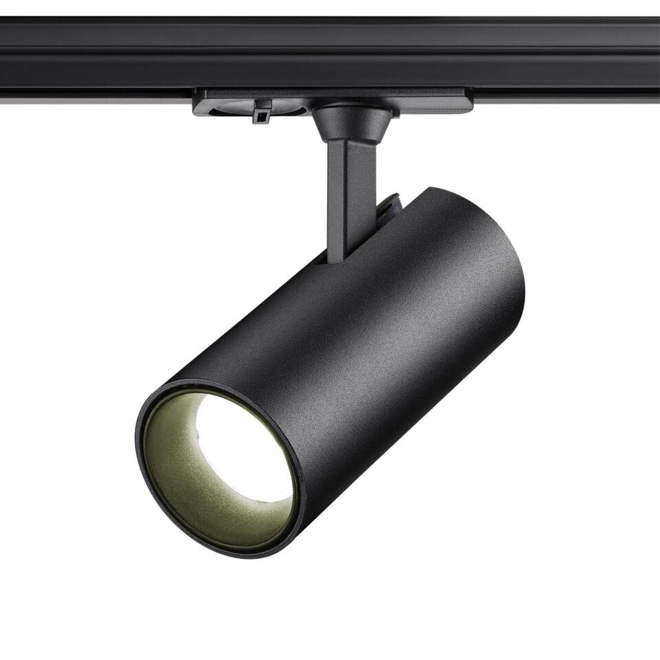 Фото №6  NOVOTECH 359162 PORT NT23 238 черный Светильник трековый однофазный трехжильный IP20 LED 24W 220V 4000К 2300Лм SELENE