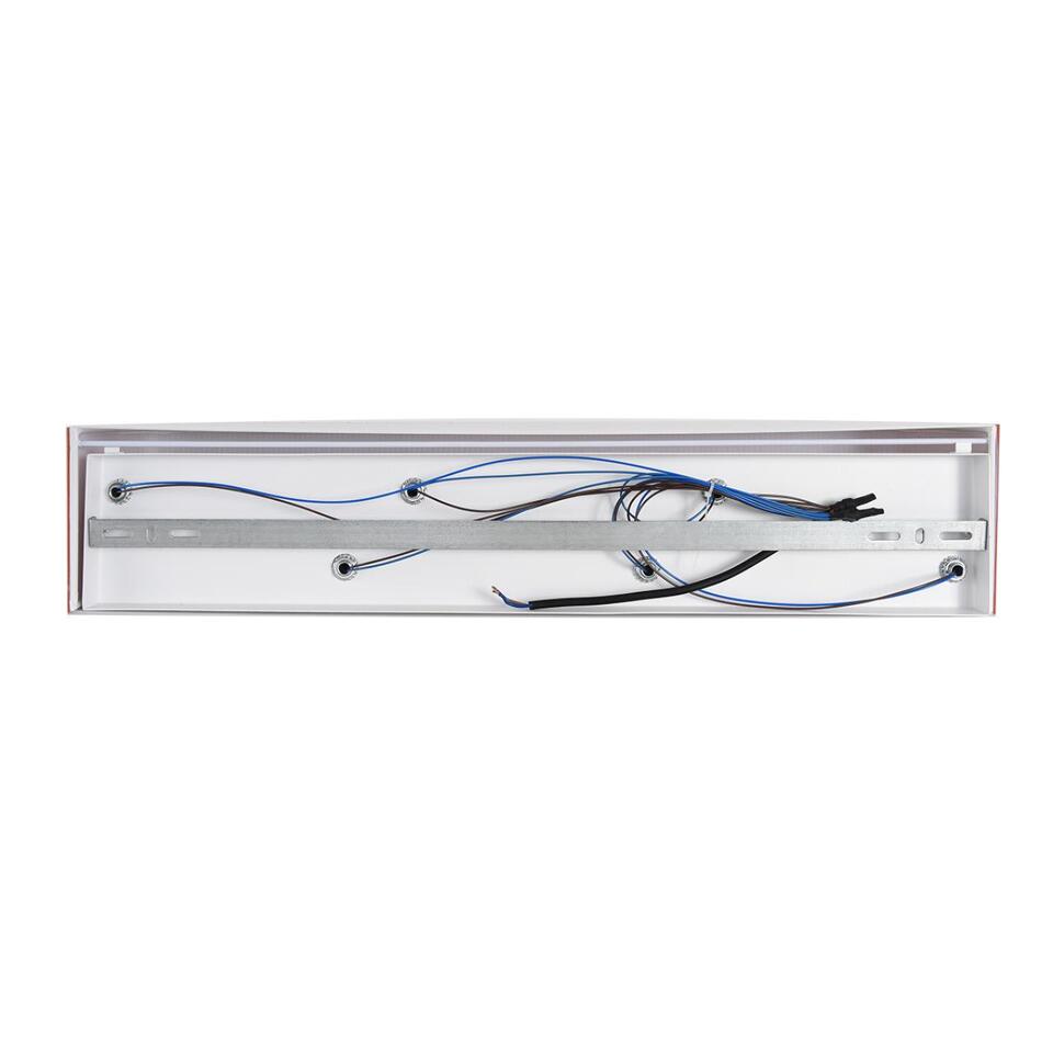 Фото №6  LUMION 8329/6W MODERNI LN26 426 белый/кирпичный, металл/текстиль/пластик Бра E14 LED 6*10W 220V GOFERA
