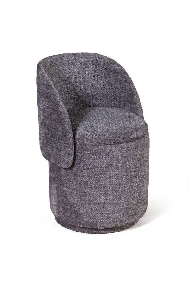 Фото №9  Top concept Пуф с кручением Бабл, микромех Rozy dark grey