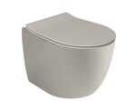 Превью фото №1  Унитаз 40375R Althea Cover Rimless Plus+Ton унитаз подвесной 52x36 см  Матовый лен Plus-Ton®