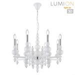 Превью фото №1  Люстра LUMION 8260/8 MODERNI LN26 126 белый/хром, металл Люстра E14 8*40W 220V NANA