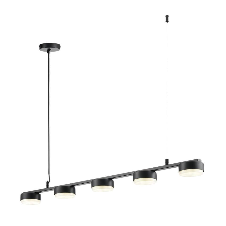 Фото №9  Подвесной светильник LUMION 8117/5 COMFI LN26 236 черный, металл Подвесной светильник LED GX53 5*7W 220V TORINA