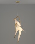 Превью фото №2  Подвесной светильник Подвесной светодиодный светильник Moderli V3071-2PL origami Birds 2*LED*6W
