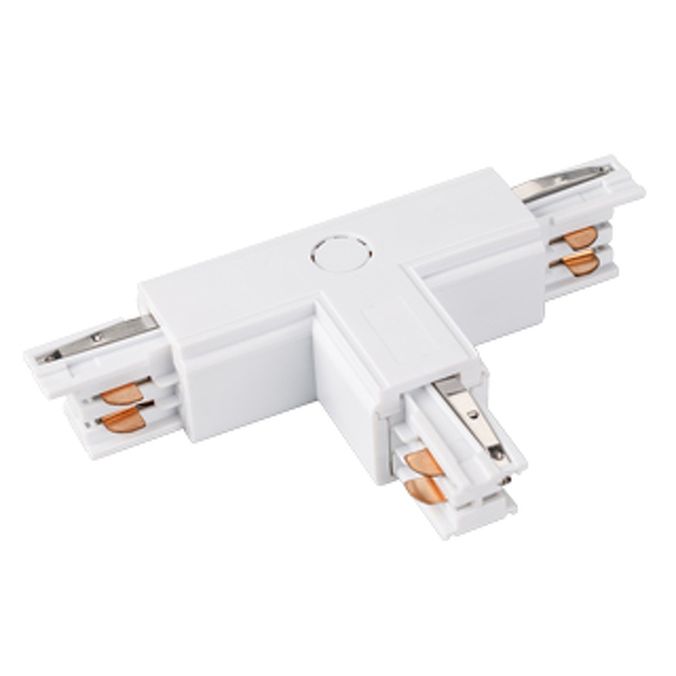 Фото №1  Arlight Коннектор тройной LGD-4TR-CON-EXT-R1-WH (C) ( IP20 Пластик, 3 года)