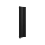 Превью фото №1  Радиатор Warmmet Luxe 60V длина 1500 мм секций 8 цвет черный тип подключения: нижнее левое