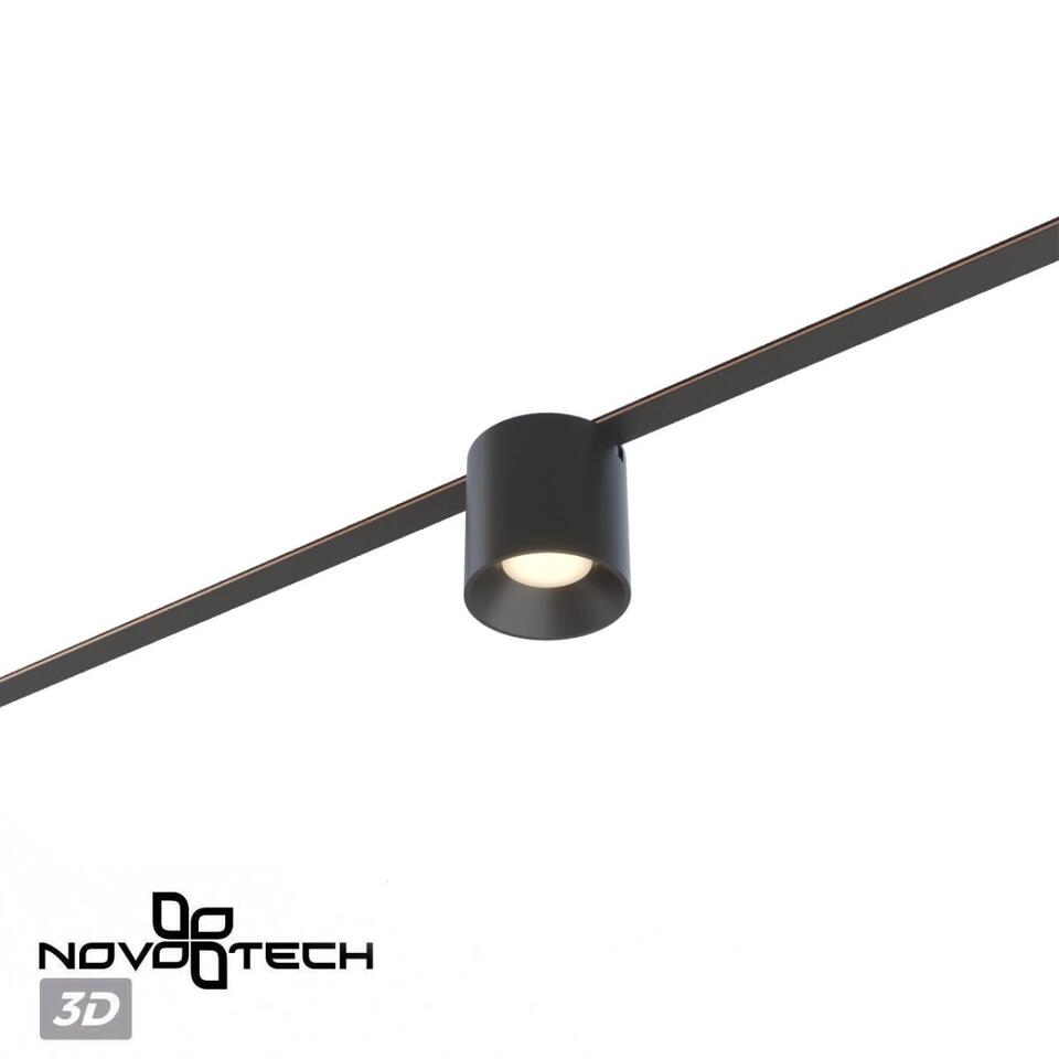 Фото №8  NOVOTECH 359472 SHINO NT24 104 черный Трековый смарт-светильник для низковольтного шинопровода с двумя режимами работы IP20 LED 6W 24V 3000-6000K EASY