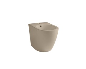 Фото 40372R Althea Cover Rimless Plus+Ton биде напольное 52x36 см  Матовый бежевый Plus-Ton®