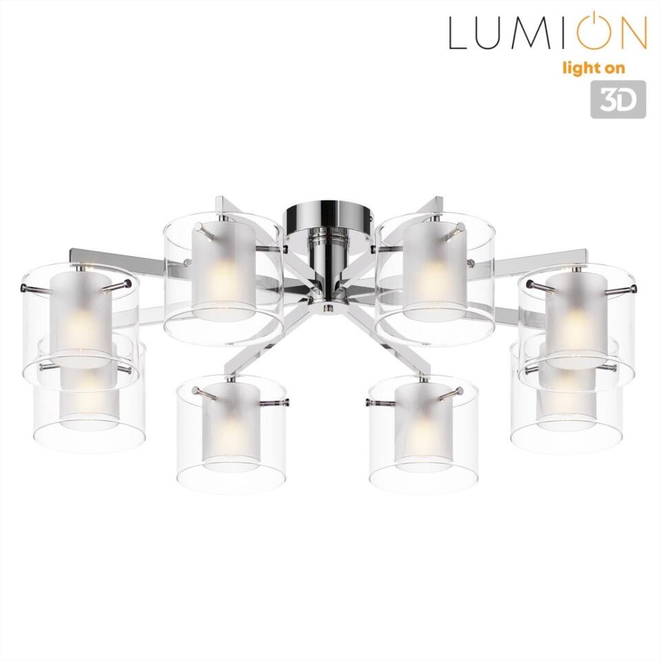 Фото №8  Люстра LUMION 8261/8C MODERNI LN26 135 металл/стекло, хром/прозрачный Люстра потолочная E14 8*40W 220V VERDI