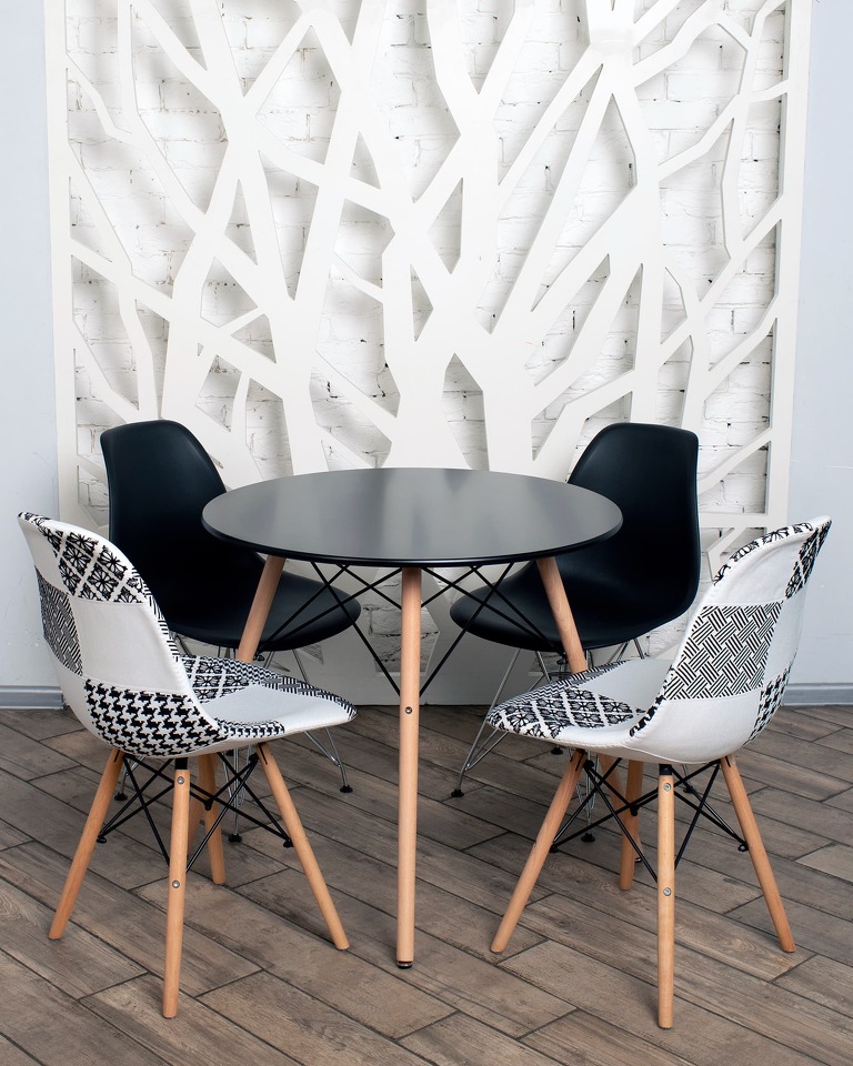 Фото №10  Стул Eames DSR черный