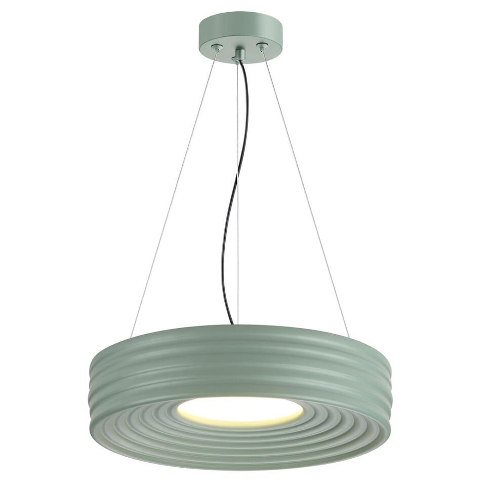 Фото №5  Подвесной светильник SONEX 7703/40L AVRA LED SN 583 Светильник металл/пластик/белый/зеленый LED 40Вт 4000K D470 IP20 MACARON