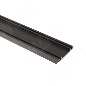 Фото PULSE ИНТЭГРО Направляющая нижняя, L-6000, графит, INTEGRO (IN08100A)