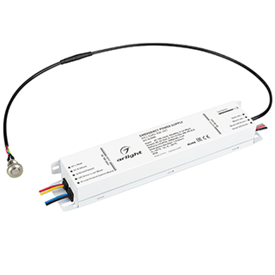Фото №1  Arlight Блок аварийного питания ARJ-EMG-8W-INT (25-56V, 1.5H, LiFePO4) ( IP20 Металл, 5 лет)