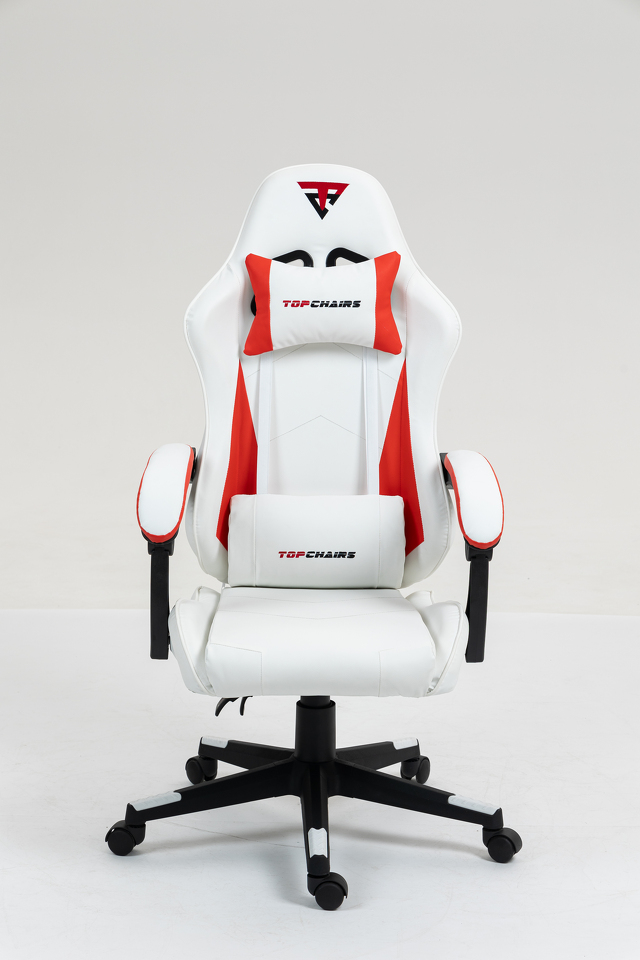 Фото №10  Кресло Кресло спортивное TopChairs Phantom бело-красный