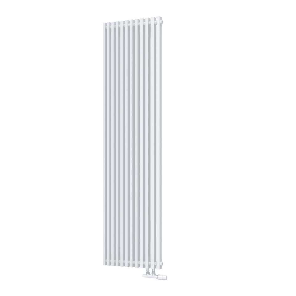 Фото №1  Радиатор Радиатор КЗТО Quadrum NEO 50 V 1750-12 R RAL1T104S9016 (белый муар)