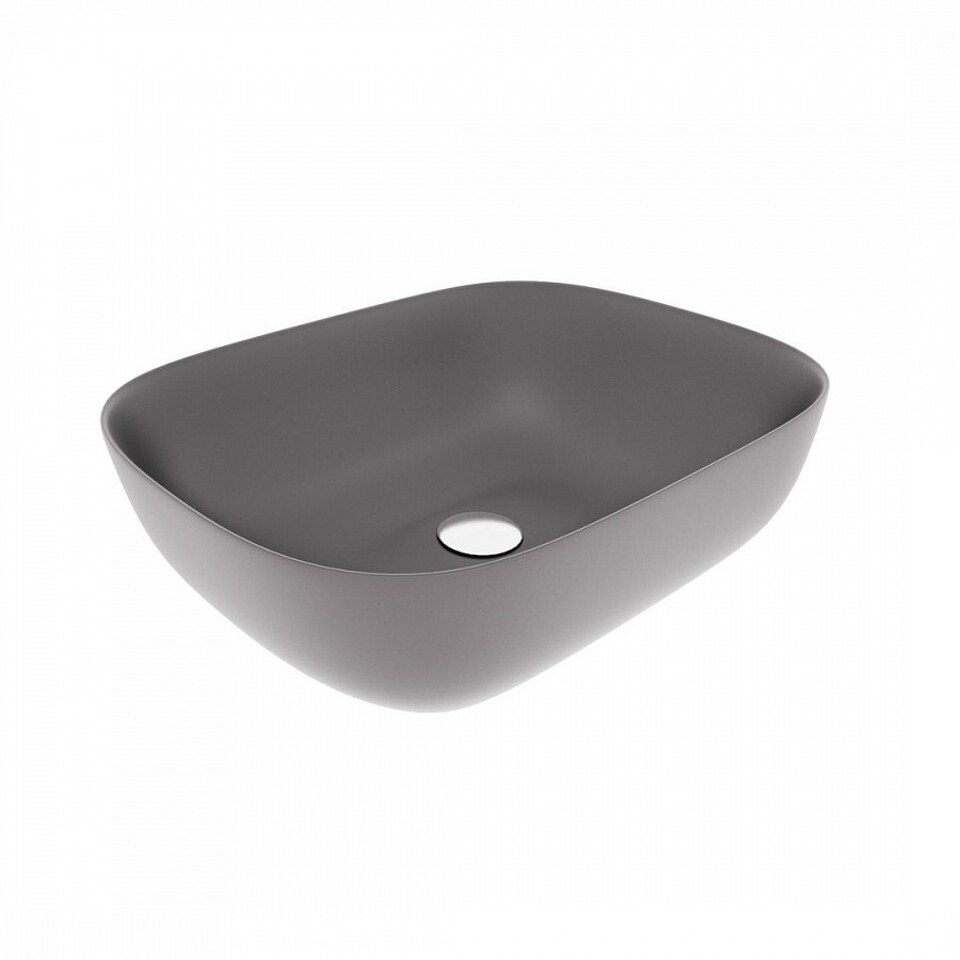 Фото №13  Раковина Teymi Раковина Solli 50 artceramic, накладная, Графит Матовая T50391