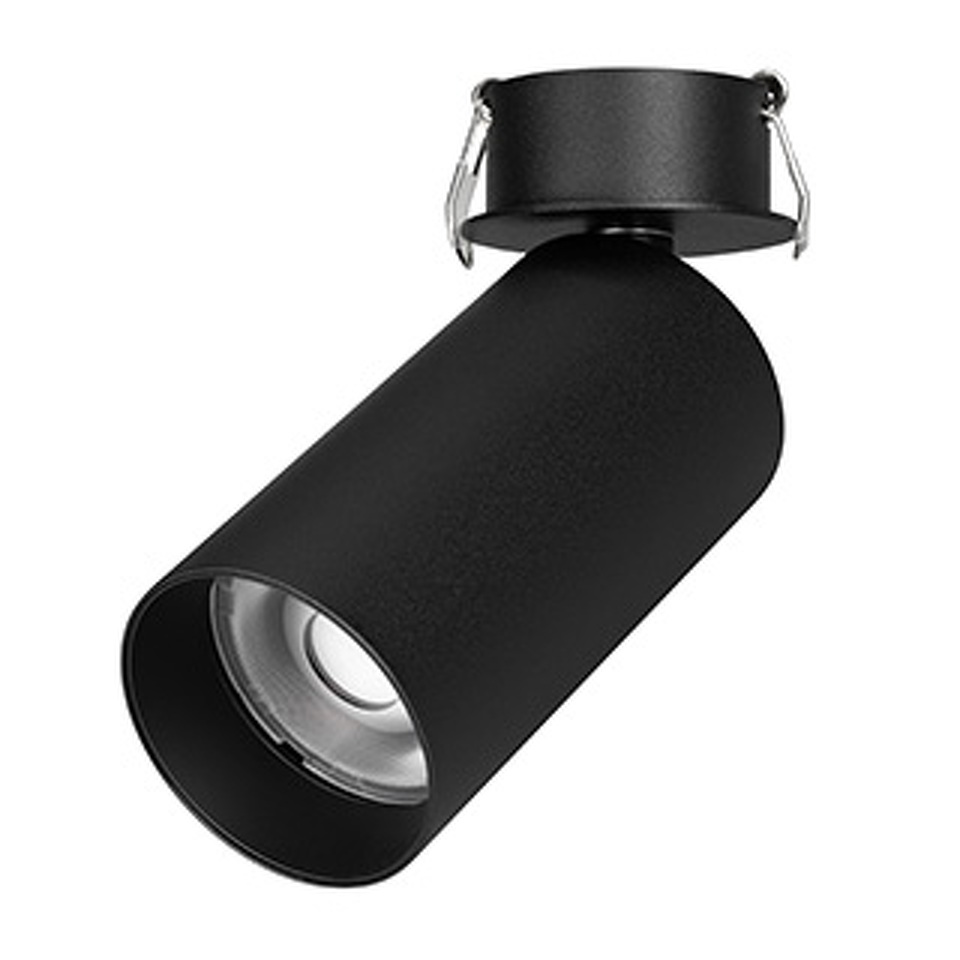 Фото №1  Arlight Светильник SP-GABI-BUILT-FLAP-R60-12W Warm3000 (BK, 36 deg, 230V) ( IP40 Металл, 5 лет)
