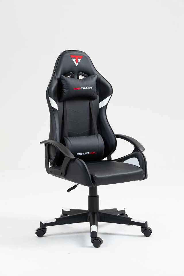 Фото №10  Кресло Кресло спортивное TopChairs Warden черно-белый