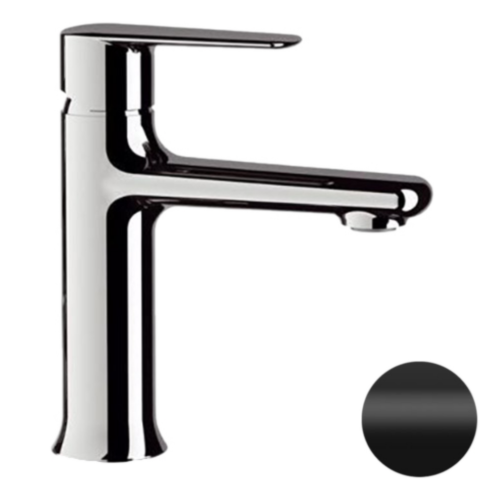 Фото №2  Смеситель для раковины Remer Vanity V12NO, черный матовый