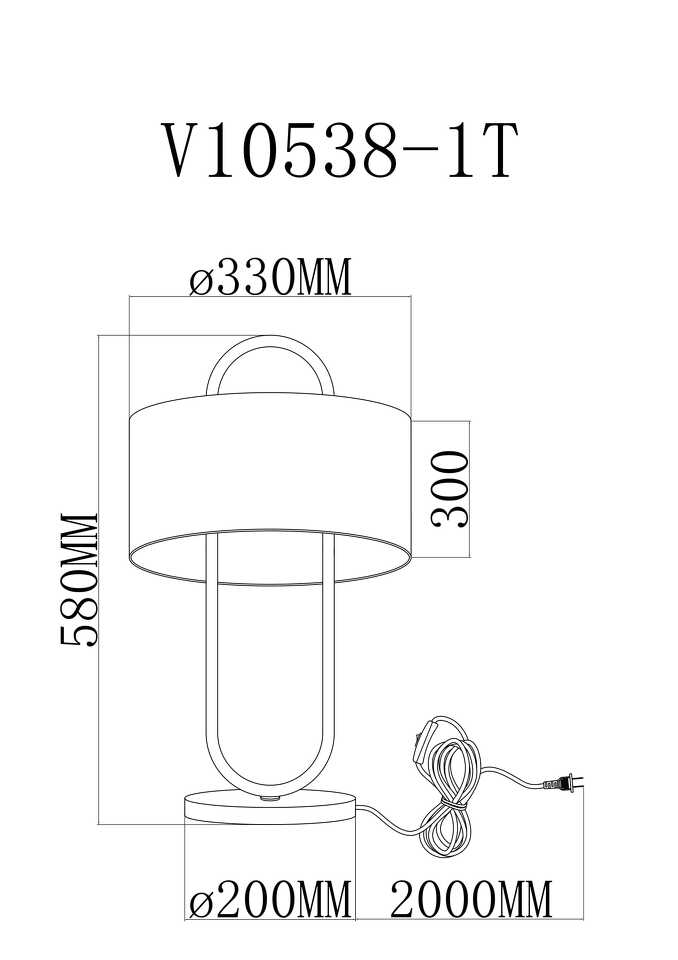 Фото №5  Настольная лампа Лампа настольная Moderli V11599-1T Palma