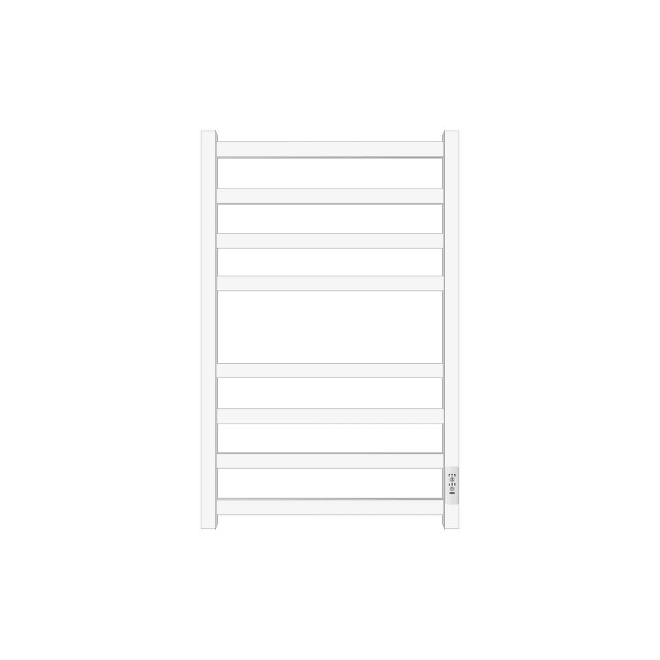 Фото №1  Полотенцесушитель Полотенцесушитель электрический Primoclima Nox 30 E White 80*50 4_4