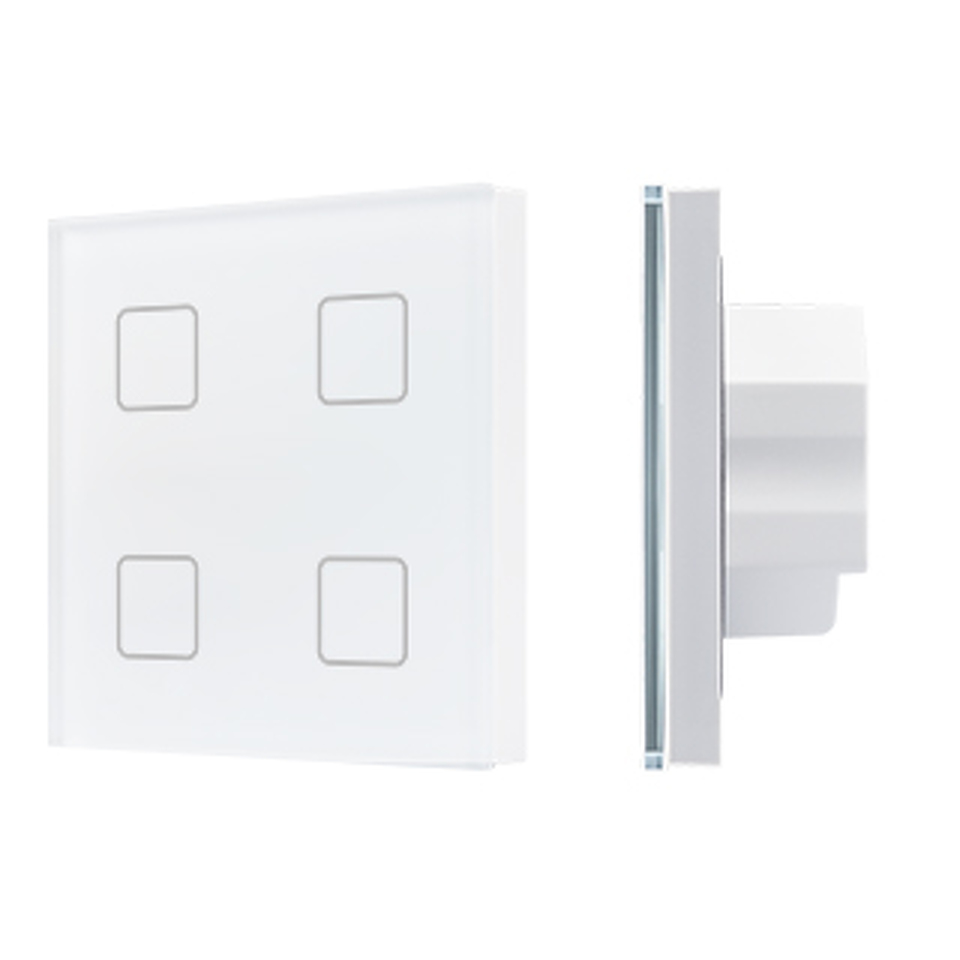 Фото №1  Выключатель IARL INTELLIGENT ARLIGHT Сенсорная панель DALI-301-11-IN White (BUS/24V, Backlight) ( IP20 Пластик, 5 лет)