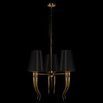 Превью фото №4  Подвесной светильник 10207/6 Gold Подвесной светильник LOFT IT Brunilde