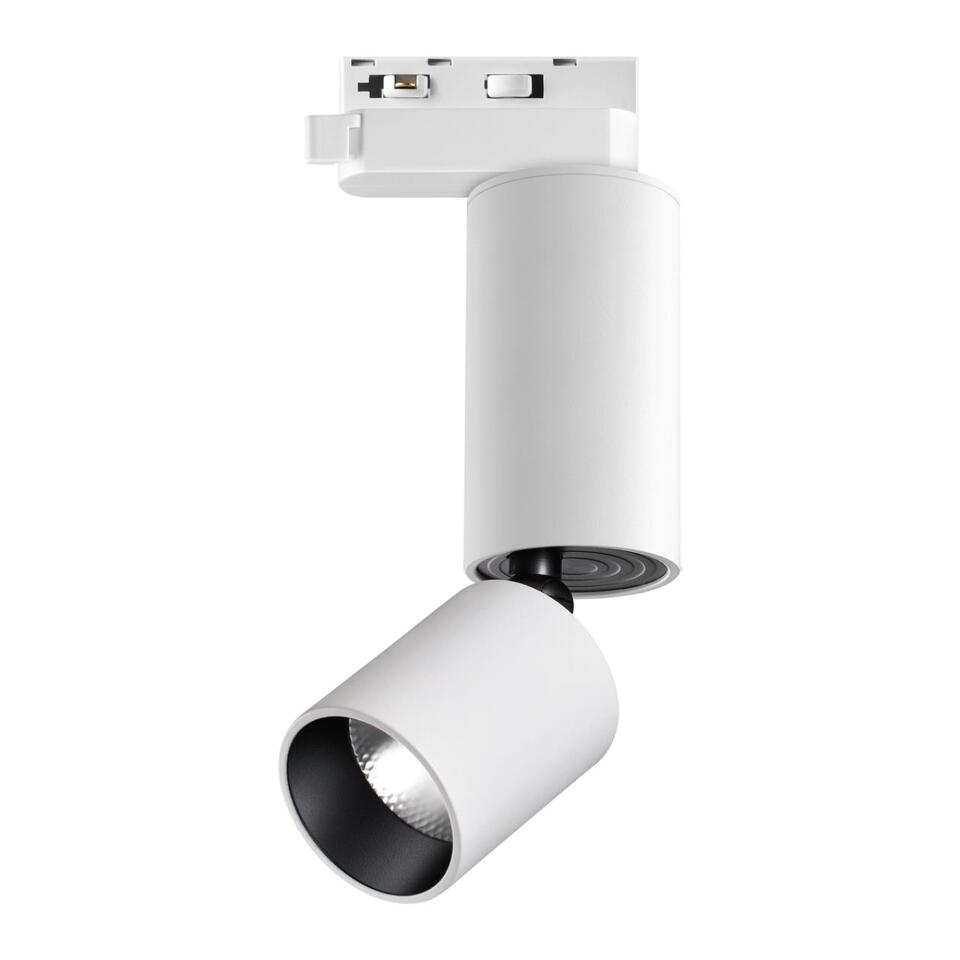 Фото №9  NOVOTECH 359320 PORT NT24 210 белый Светильник трековый однофазный трехжильный IP20 LED 10W 85-265V 3000K 1100Лм TUBO