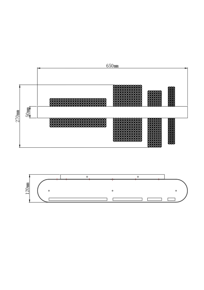 Фото №2  WE461.01.021 WERTMARK LOTTA светильник настенный, LED, 45W, 3000K