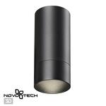 Превью фото №1  NOVOTECH 370865 OVER NT22 416 черный Светильник накладной IP20 GU10 9W 220V SLIM