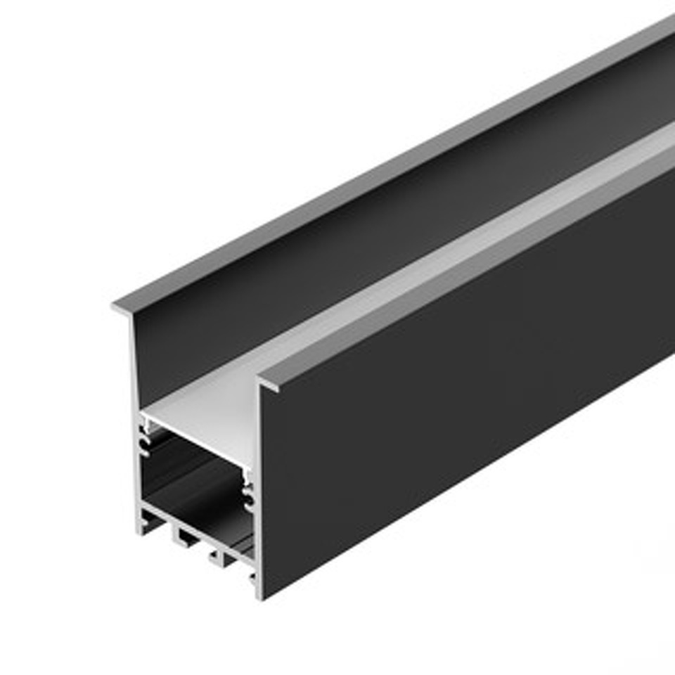Фото №1  Arlight Профиль SL-COMFORT-4551-F-2000 ANOD BLACK ( Алюминий)
