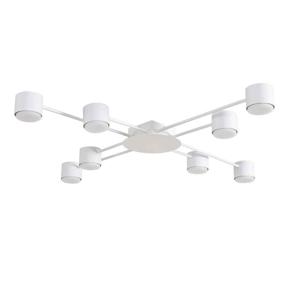 Фото №7  LUMION 8305/8C COMFI LN26 238 белый, металл/акрил Светильник потолочный GX53 LED 8*7W 220V BENUA