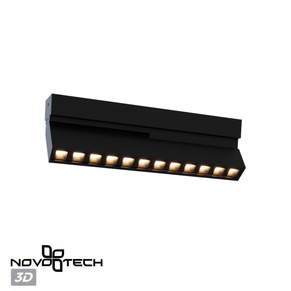 Фото №6  NOVOTECH 359760 OVER NT25 396 черный Светильник накладной с перекл. цв. температуры IP20 LED 12W 180-265V 2700К/3200К/4000К EOS