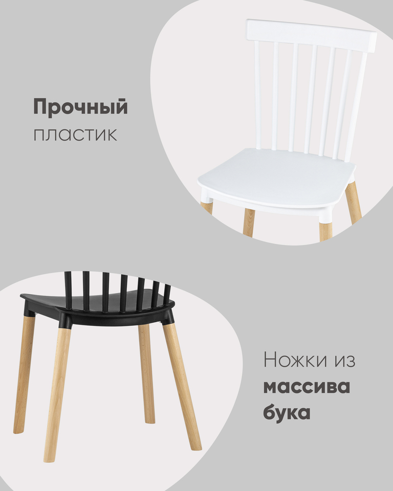 Фото №10  Стул Field пластик черный
