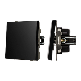 Фото Arlight Механизм выключателя одноклавишный непроходной SWT-TENDO-MK01-PL-BK (230V, 10A) ( Черный)